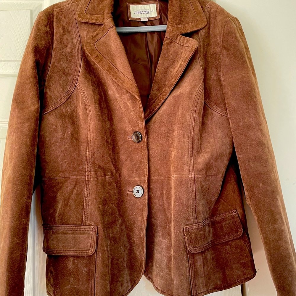 Cherokee suede blazer